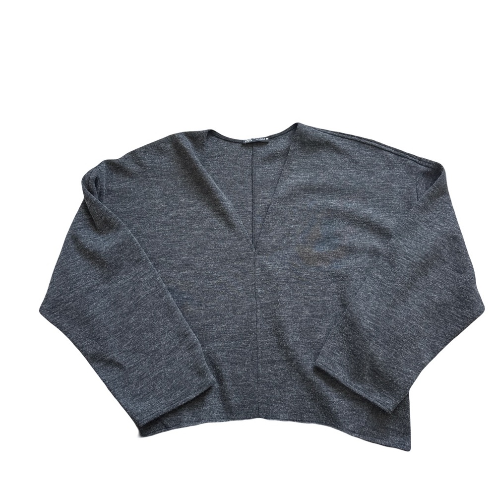 Zara Charcoal Knit Top